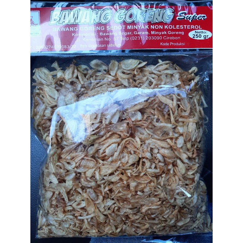 

Bawang goreng super non kolesterol 250gr