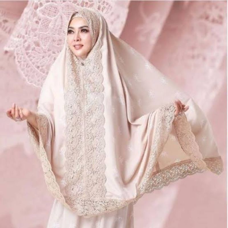 mukena dewasa jumbo katun polos
