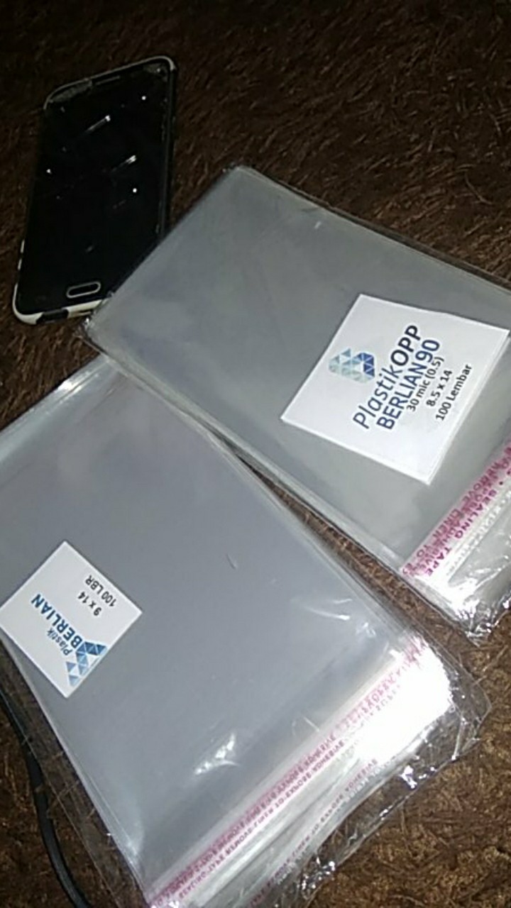 8,5 X 14 Cm Plastik Opp Tebal 30 Micron (0,5) Plastik Kemasan / Plastik Undangan / Plastik Roti