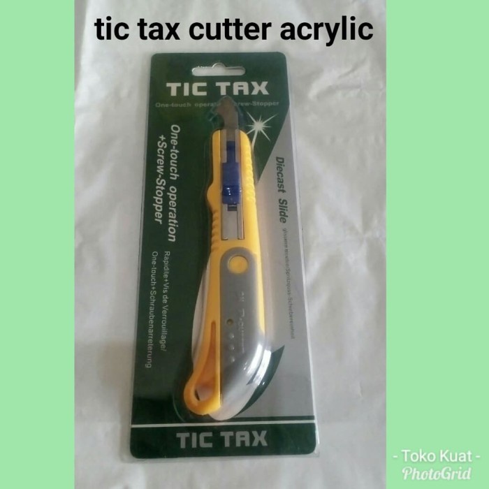 

Promo Tic Tax Cutter Acrylic Akrilik Promo