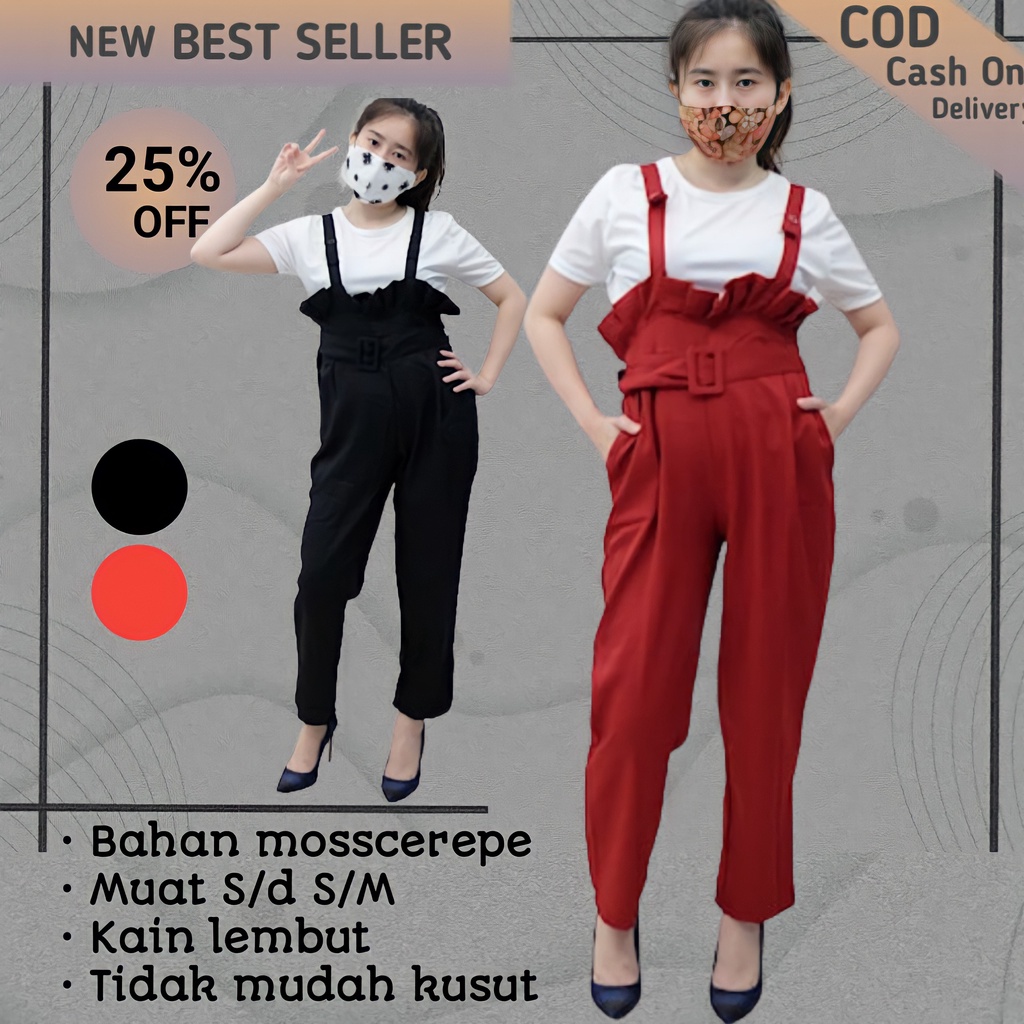 BAJU WANITA JUMPSUIT GINA JUMPER MODEREN