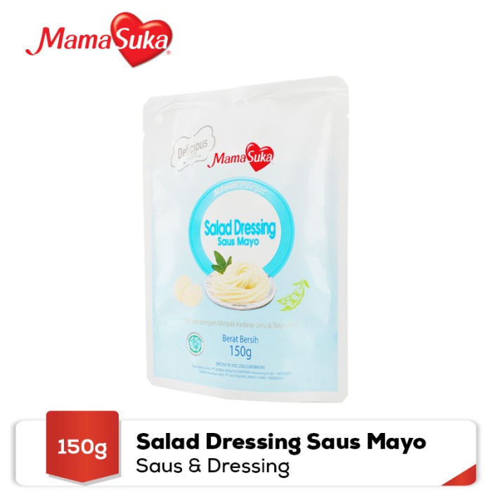 

SAUS-DRESSING- MAMASUKA SALAD DRESSING SAOS MAYO 150 GR -SAUS-DRESSING.
