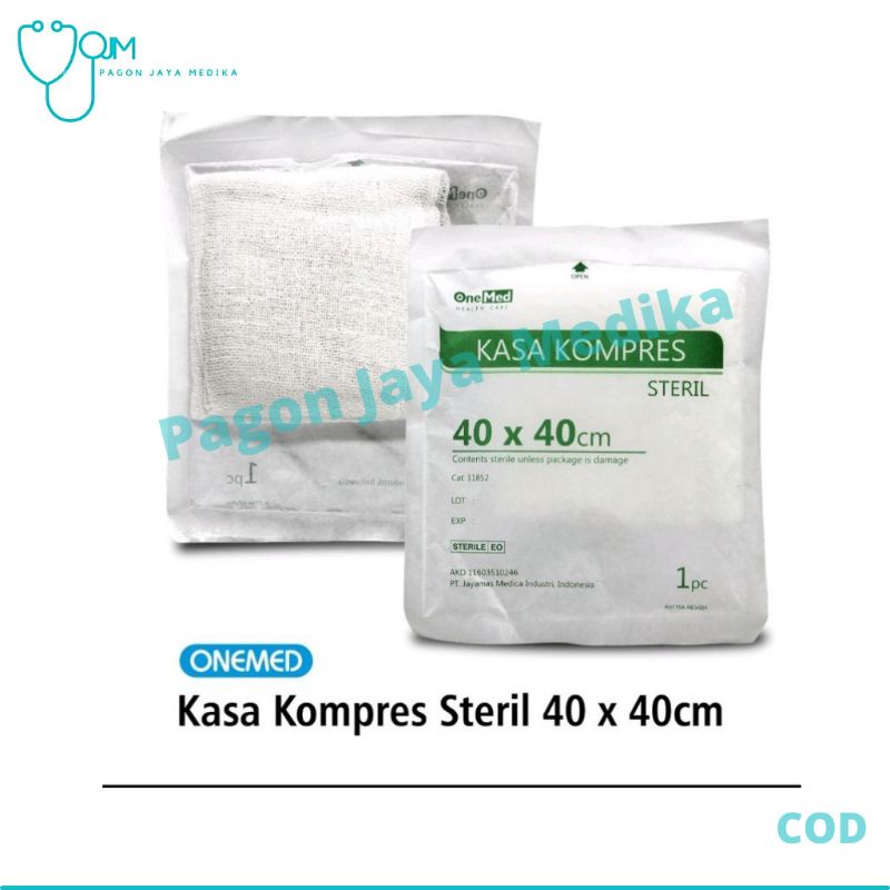 Jual COD Kasa Kompres Steril 40 X 40cm Onemed Shopee Indonesia