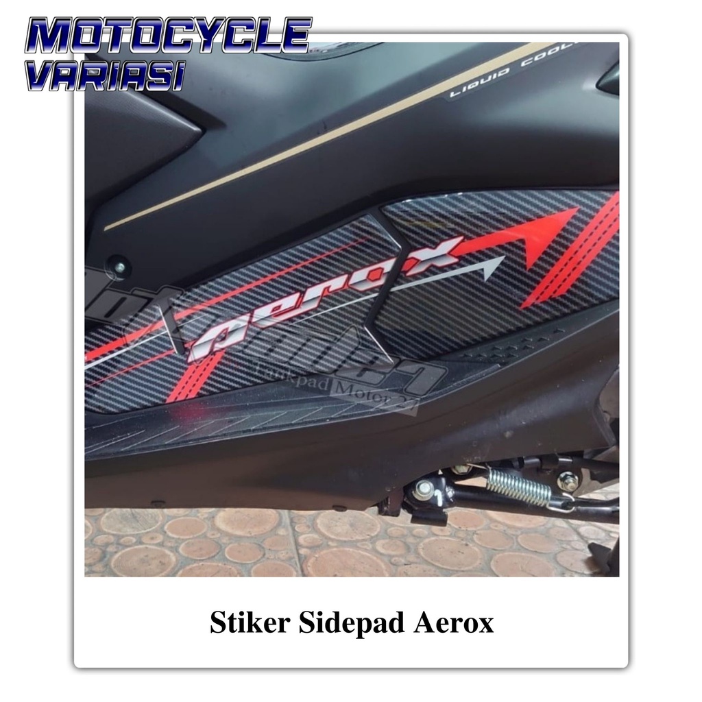 Sticker Stiker Resin Timbul Sidepad New Aerox 155 connected 2020 2021