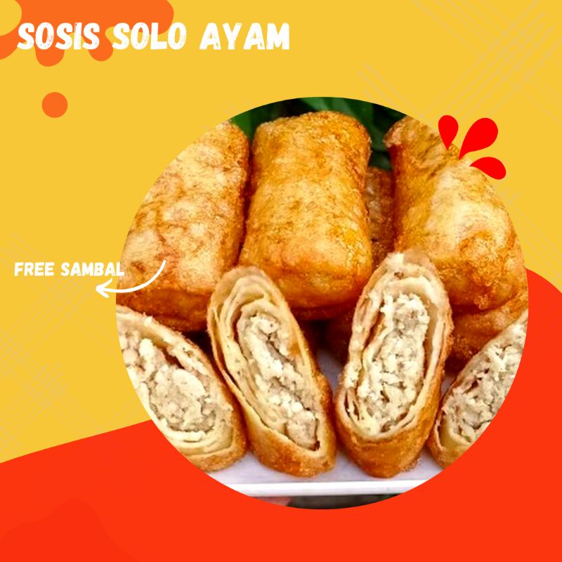 

SOSIS SOLO ISI AYAM REMPAH ISI 10 BY Hygetfood