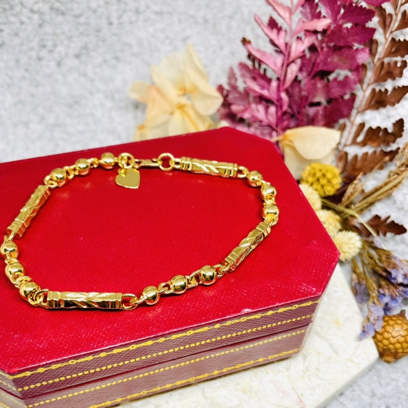 Gelang tangan motif Cantik emas 24k Xuping dewasa