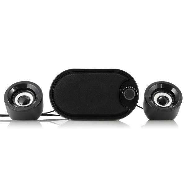 PRODUK BAGUS Speaker Komputer Stereo with LED Robot RS170 Speaker Laptop BERKWALITAS