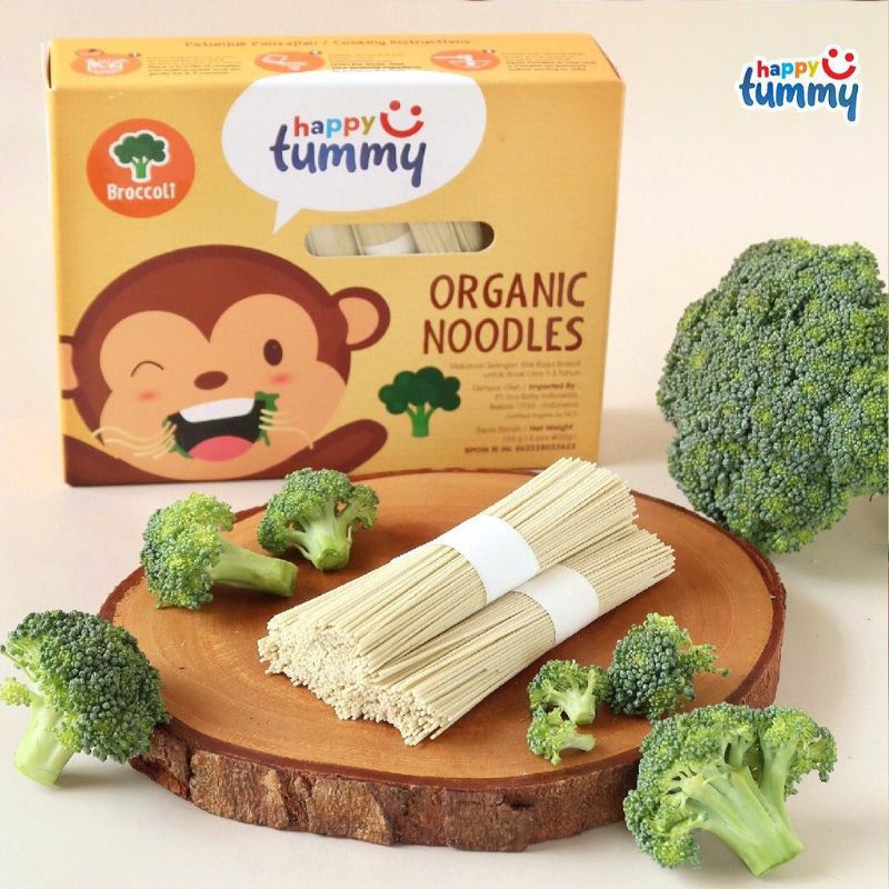

HAPPY TUMMY ORGANIC NOODLES/MIE ORGANIK BAYI DAN ANAK BROCCOLI