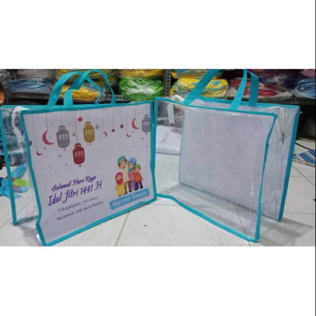 

Tas parcel idul fitri "mahren beauty" model resleting mika