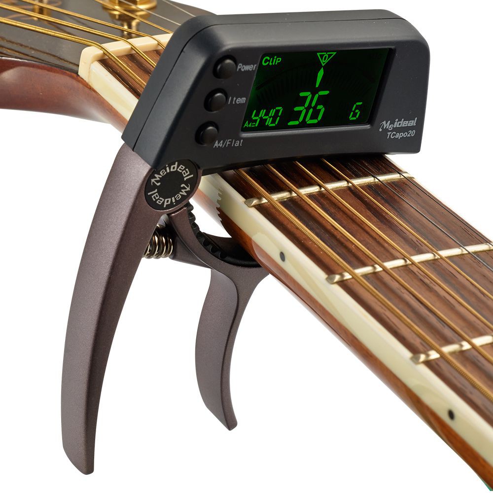 Meideal TCapo20 Deluxe Capo - Tuner Gitar