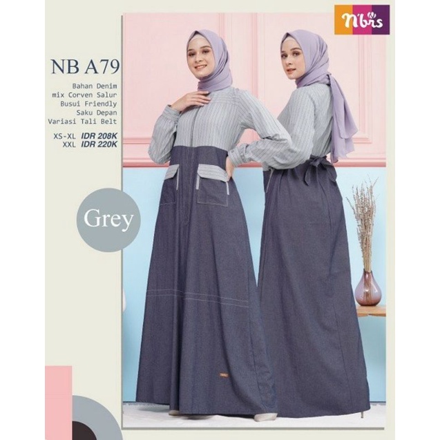 PROMO DISKON GAMIS/DRESS NIBRAS NB A79 TERBARU