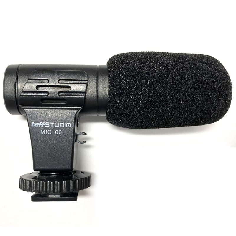 Grab Medan TaffStudio Camera DSLR Shotgun Microphone 3.5mm shot-Gun Mik MIC-06 Black