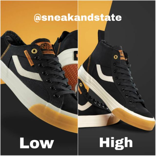 Sepatu Ventela Noir Low High X Nevertoolavish