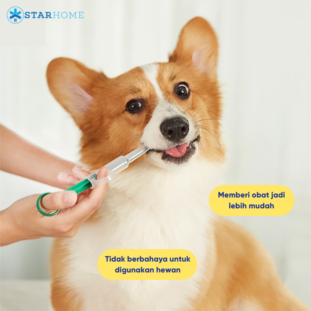 Feeding Kit Kucing Anjing Pelontar Obat Kucing Anjing Alat Bantu Minum Obat Hewan Pet Medicine Feeding Kit