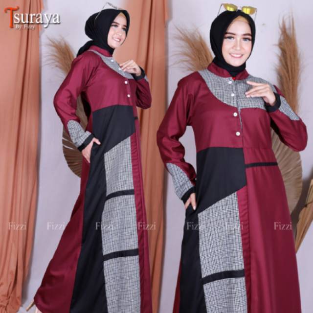 Gamis fizzi Zenem // katun toyobo//toyobo ori//gamis fizi ori