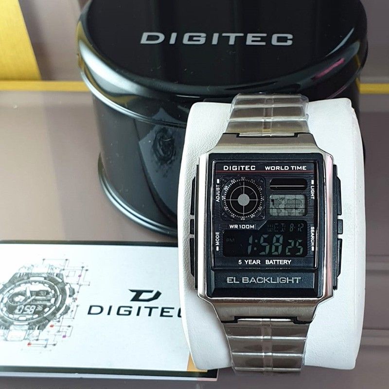 JAM PRIA DIGITAL DIGITEC DG 3078 / DG-3078 / DG3078 Watch Jam Tangan ORIGINAL