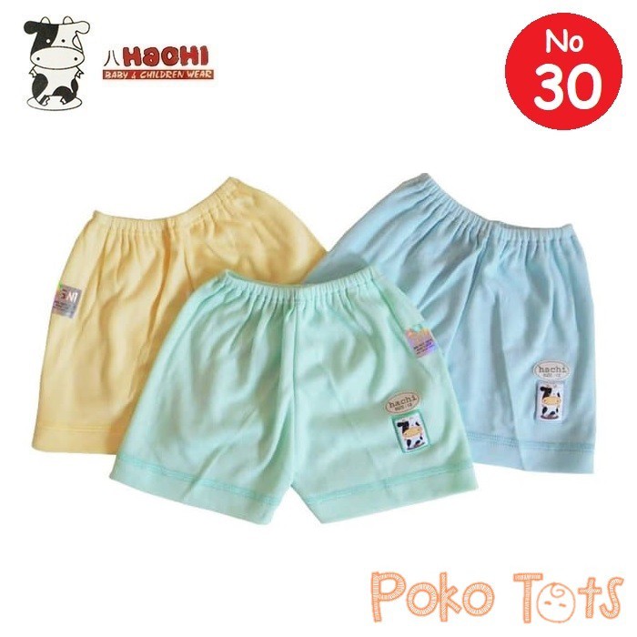 Hachi Celana Pendek No. 30 Celana Bayi dan Anak Segi Polos Warna