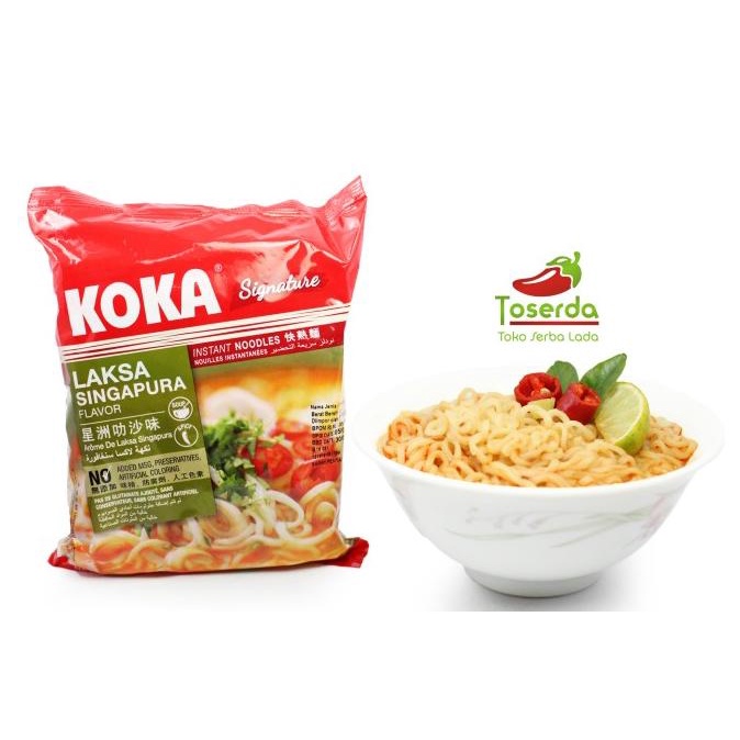 

`````````] Paket 3pcs Mie Instan Koka Rasa Laksa Singapore