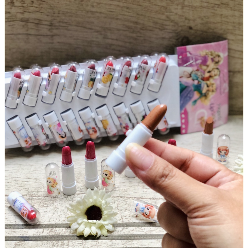 LIPSTIK STICK ANAK MATTE LIPSTIK MINI MURAH HARGA GROSIR BISA COD BAYAR DI TEMPAT ULID SHOP
