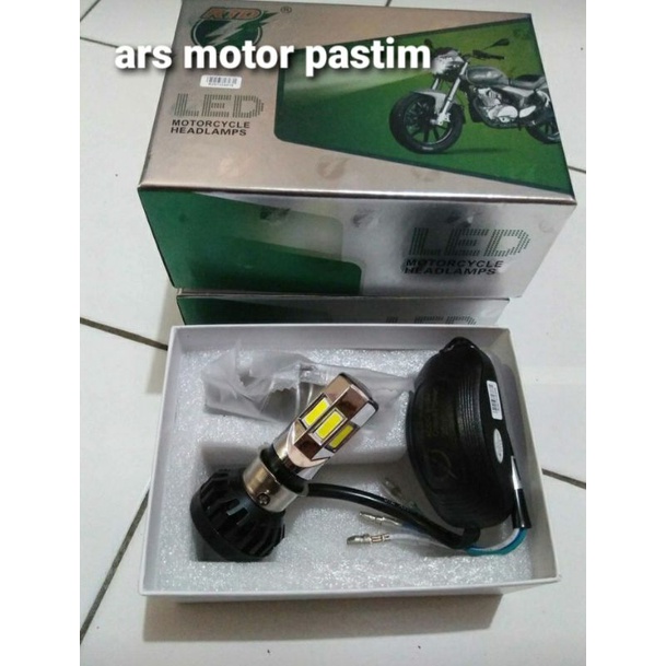 lampu motor LED RTD ori asli terang putih