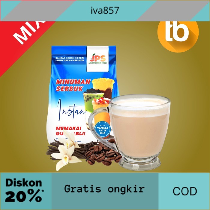 

PROMO JPS Bubuk Vanilla Latte Mix (Bubuk minuman dan makanan) GRATIS ONGKIR
