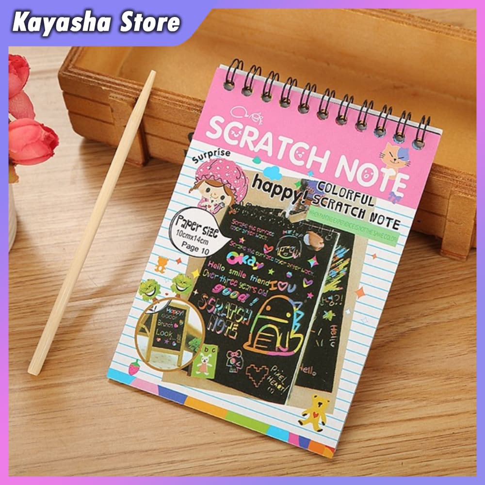 

KYS SCRATCH NOTE BOOK SCRATCH CARD BUKU CORAT CORET