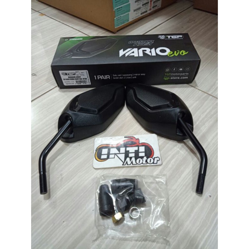 Spion VARIO 125 150 terbaru TGP hitam Spion TGP VARIO 150 new spion motor vario125 spion Vario150new mirror assy set lh rh right left kanan kiri kvb-4