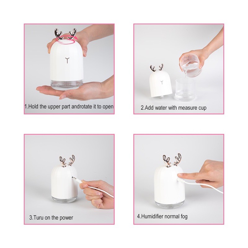 Humidifier / Diffuser 220 ml / oil essential