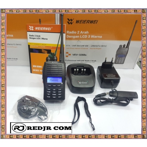 HT WEIRWEI 3288S UHF SINGLEBAND 350 MHZ - HT WEIRWEI VEV 3288S MURAH