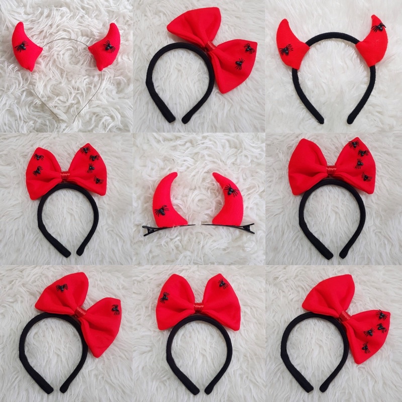 Bando Kostum Halloween Kucing Devil Angel Kelinci Maleficent Bunny Cosplay halloween Bando Halloween Bando Devil Cosplay Devil Kostum Tengkorak Bando Karakter Halloween Cosplay Halloween