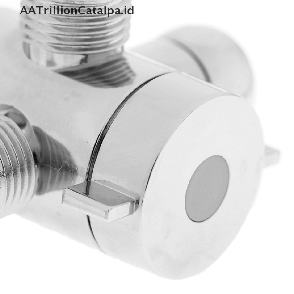 Aatrillioncatalpa adapter Katup Diverter Tiga Arah Ukuran 1 / 2 Inch Untuk Kepala Shower