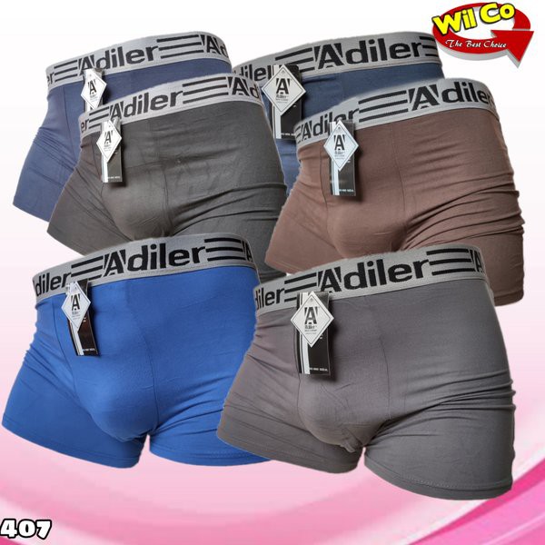 Unik K407 - Celana dalam Pria - Celana Boxer - Adiler 6000 - Hrg per 1 Pcs Berkualitas