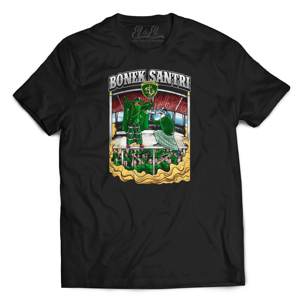 Kaos Bonek Santri Raster Cotton Combed