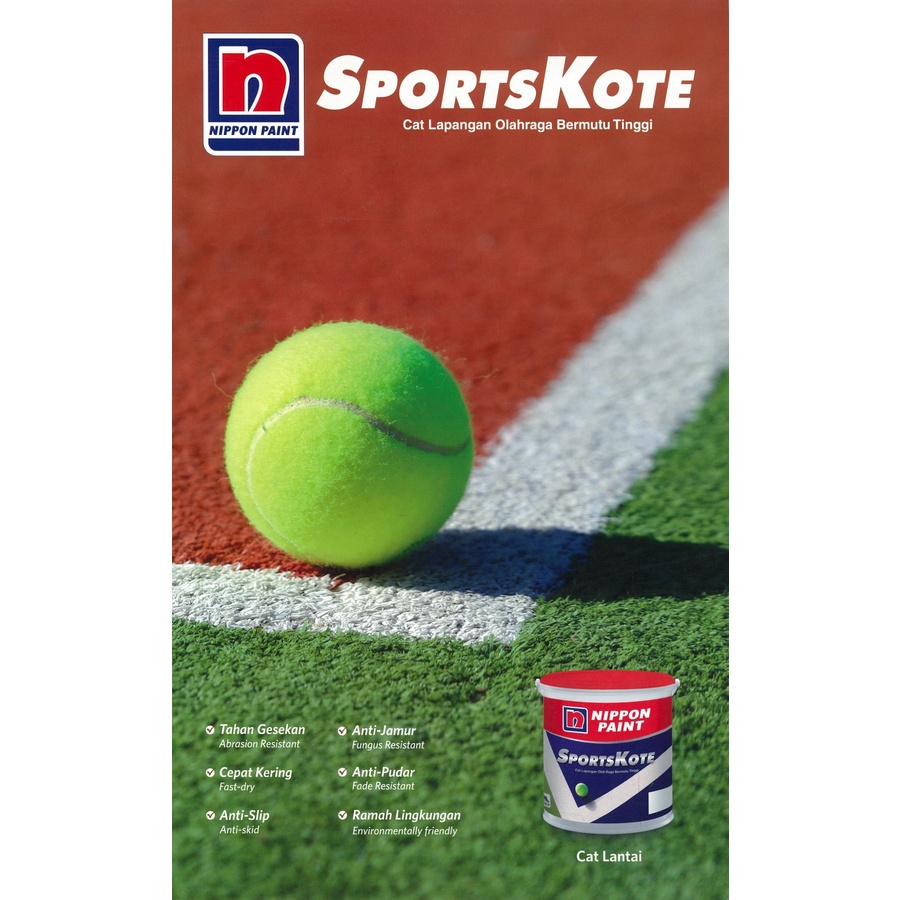 Nippon Paint Sportskote Cat Lapangan 5kg