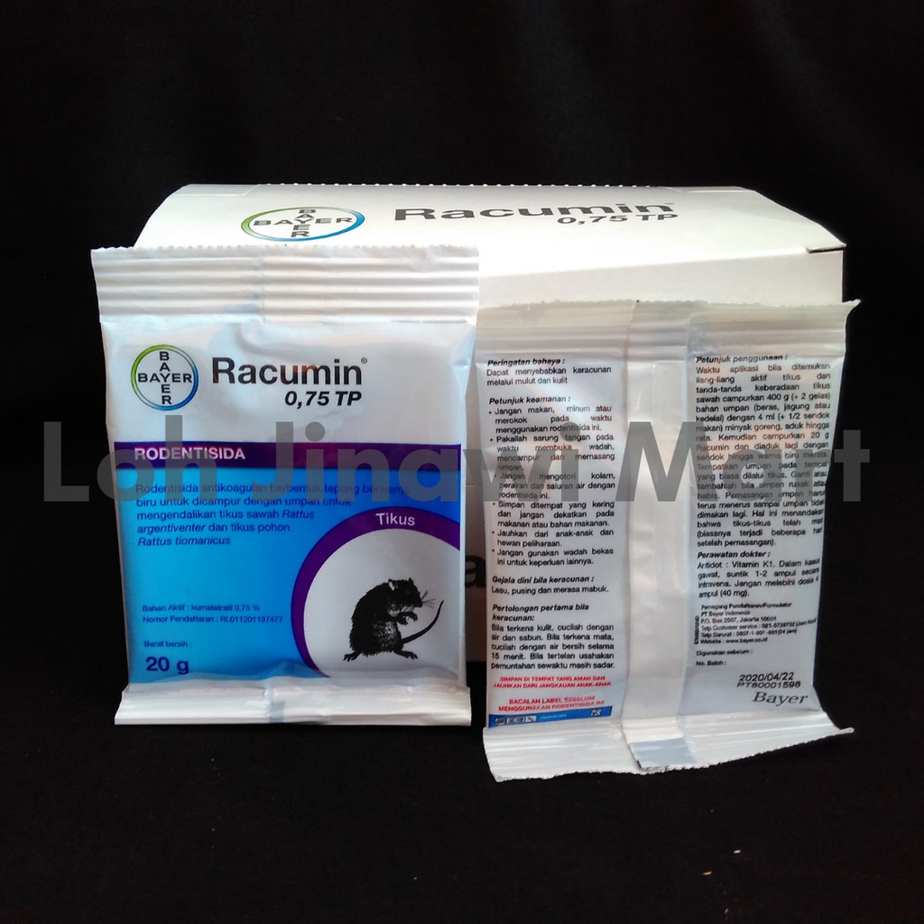 Obat Tikus Racumin 0,75 TP 20 gr