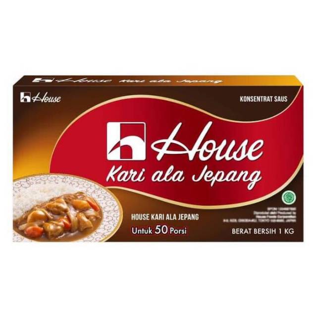 Khas HOUSE Kari ala Jepang | Japanese Curry 935 Gram