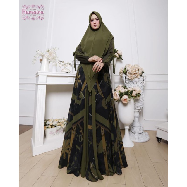 FREYA Syari by humaira gamis syar'i termurah dan terbaru estimasi Ready Tgl 12 Januari