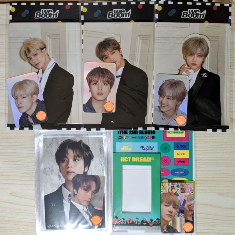 [Ready Stock] We Boom Hologram Photocard Set Jeno Jaemin Haechan 4x6 Photo Haechan Universe Let's Pl