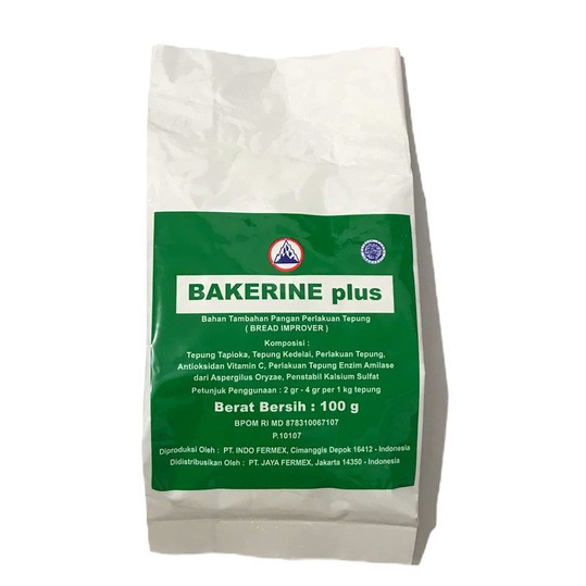 

Bread Improver Bakerine Plus 100 Gram (Bukan Repack)