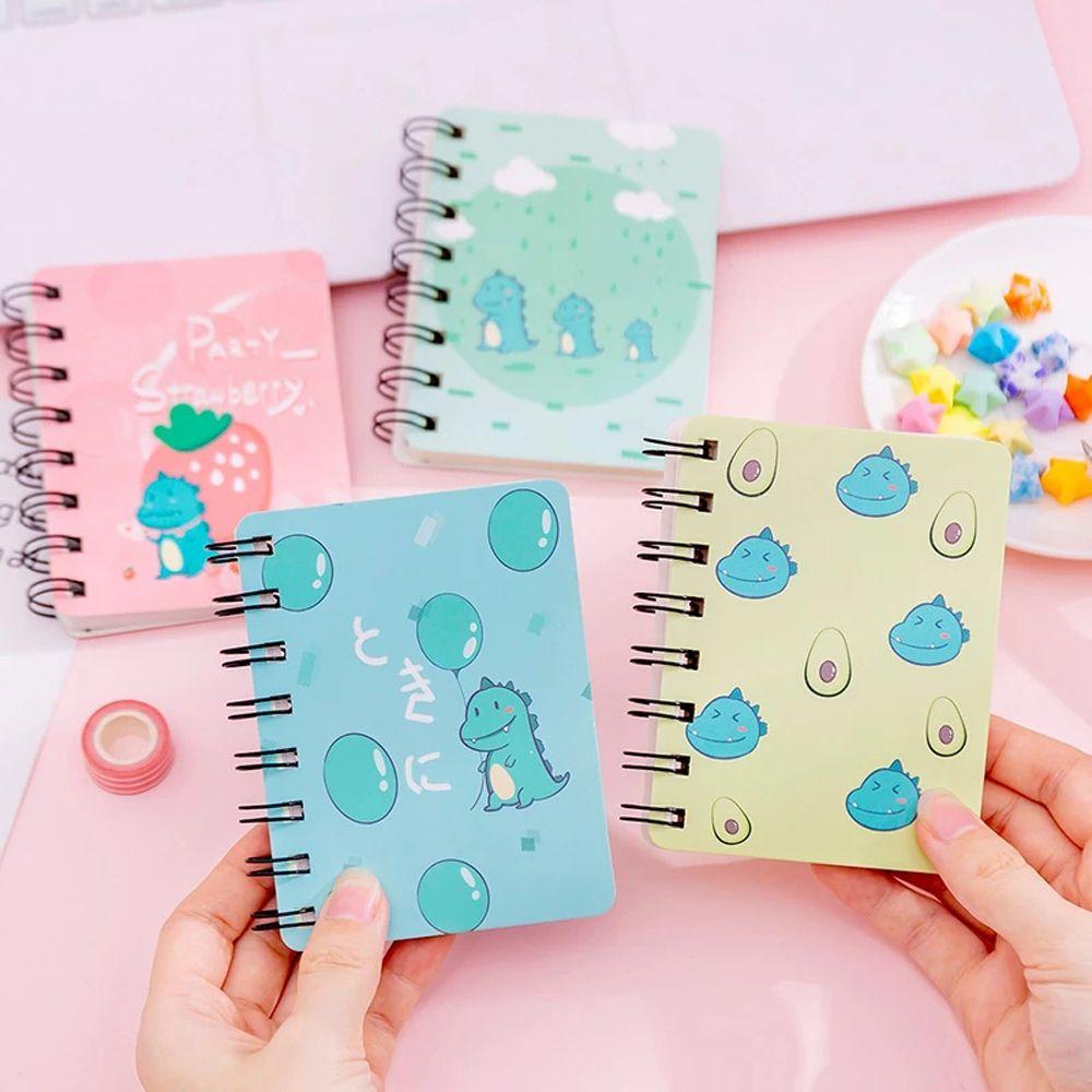 Lanfy Kartun Dinosaurus Notepad Kawaii Sobek Alat Tulis Sekolah Alat Kantor Siswa Buku Diary Tangan Akun