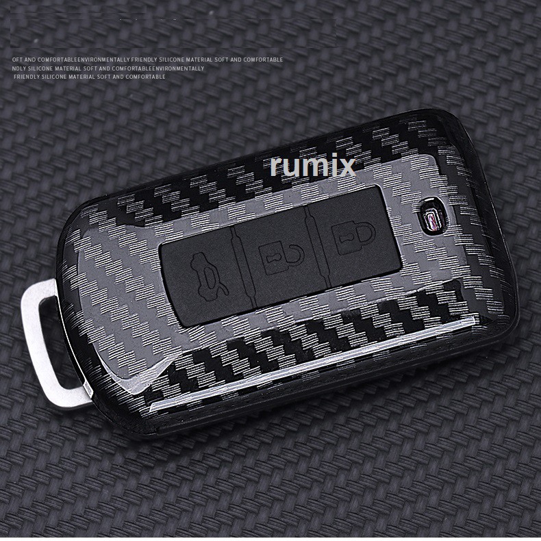 Mitsubishi Key Case Kunci Cover Outlander Pajero Xpander  2 3 Tombol Carbon Smart Key Casing