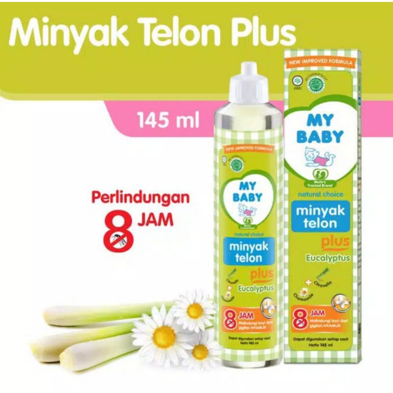 My Baby 150ml Minyak Telon Plus Eucalyptus 150ml, 90ml, 60ml, 30ml