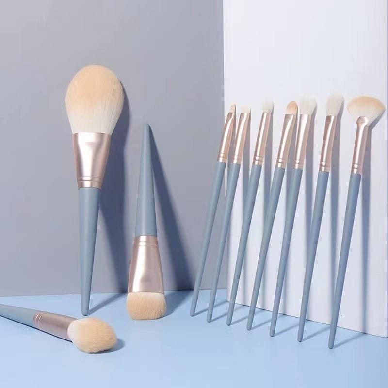 ASK KUAS MAKE UP SET WAJAH ISI 10PCS BRUSH MAKEUP Cosmetic MakeUp Brushes Kuas06