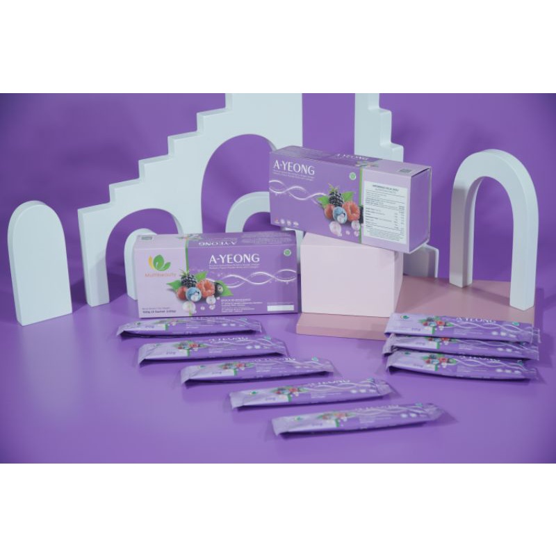 COLLAGEN AYEONG MULTIBEAUTY/COLLAGEN DRINK/COLLAGEN PEMUTIH BADAN/COLLAGEN BPOM/COLLAGEN BUSUI