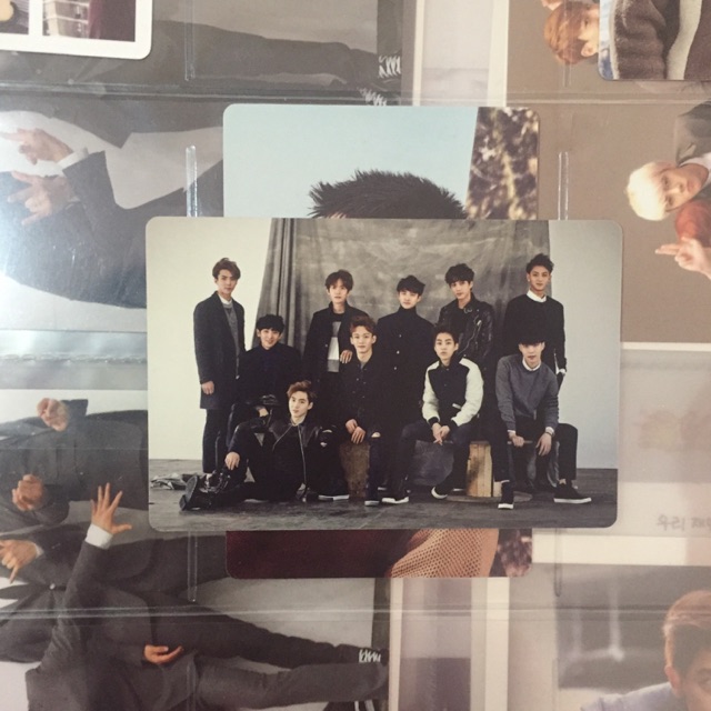 EXO photocard season greetings 2016 pc Chanyeol Sehun Kai Baekhyun Kyungsoo Suho