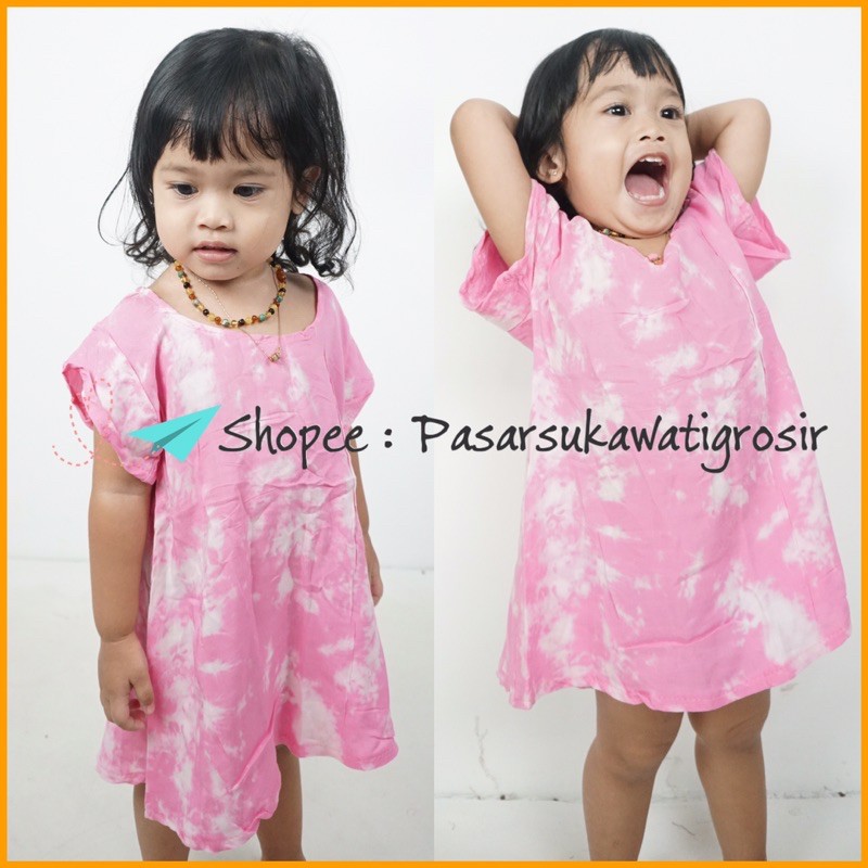 DASTER ANAK | DASTER BALI ANAK MOTIF DAN TIE DYE (PILIH SIZE S/XL)