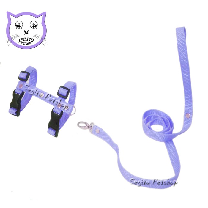 tali tuntun kucing anjing harness H