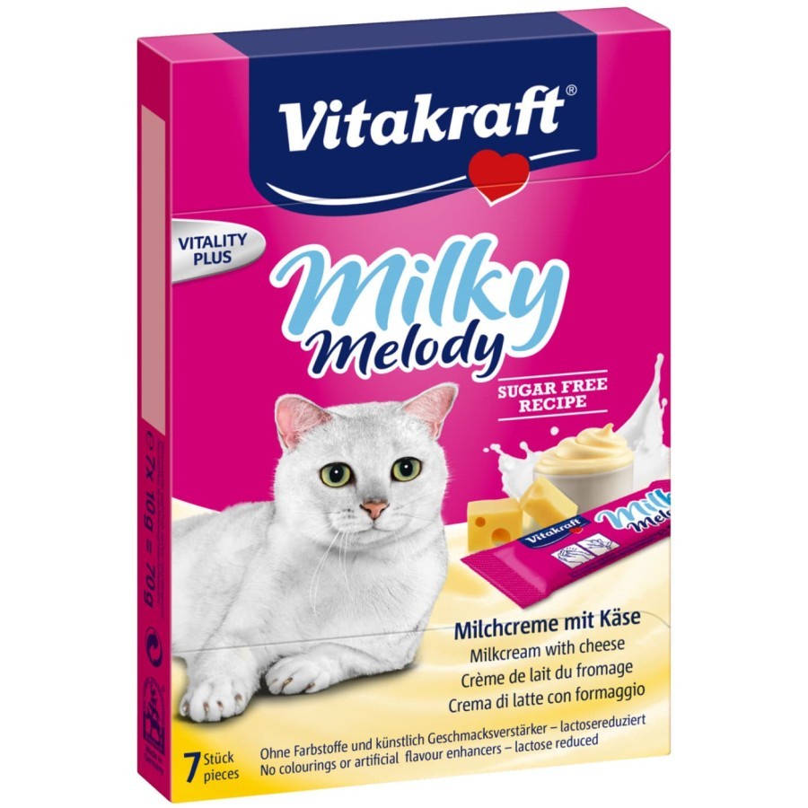 Milky Melody Cheese Cat Snack Cream Makanan Kucing Cemilan Vitakraft