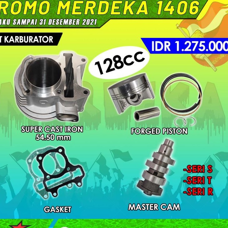 PROMO Blok Piston BRT Beat Karbu Free Cam