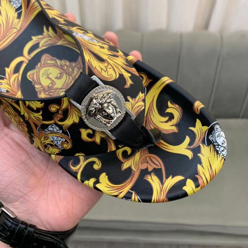 sendal pria vers4ce sandal cowok jepit mirror P1SHOES top